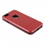 Wholesale Apple iPhone 5 5S Strong Armor Hybrid with Stand (Red)